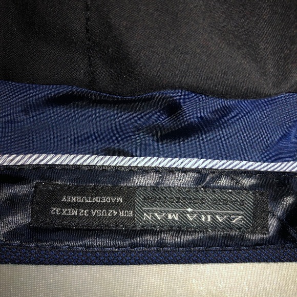 *ZARA* Suit pants navy blue - Picture 5 of 8